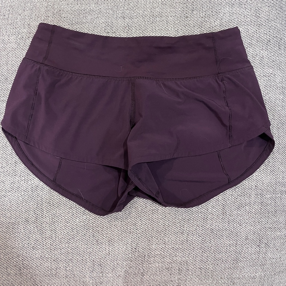 Lululemon Speed Up low rise lined short 2.5”